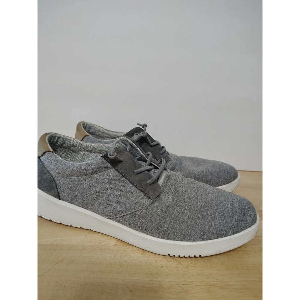 Hey Dude Hugo Stretch Shoes Men's Size: 9 Eu 42 Gray Casual Comfort Slip On